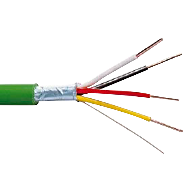 4 x 0,34 mm² LSZH Power Cable - Green [00-4x0,34V]