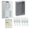 FERMAX® CITY™ 4+N 6/L Kit (CITY™ Entry Panel and LOFT™ Phones) [4866]