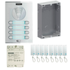FERMAX® CITY™ 4+N 8/L Kit (CITY™ Entry Panel and LOFT™ Phones) [4868]