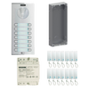 FERMAX® CITY™ 4+N 14/L Kit (CITY™ Entry Panel and LOFT™ Phones) [4869]