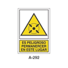 Warning & Danger Signboard Type 3 (Plastic Sheet - Class B) [A-292-B]