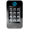 BRIVO® Tri-Technology 125 KHZ + 13.56 MHz + BLE Standalone Reader with Keypad (Black) - Single Gang [B-ACS100-E-BSPK-B]