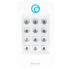 BRIVO® Tri-Technology 125 KHZ + 13.56 MHz + BLE Standalone Reader with Keypad (White) - Single Gang [B-ACS100-E-BSPK-W]