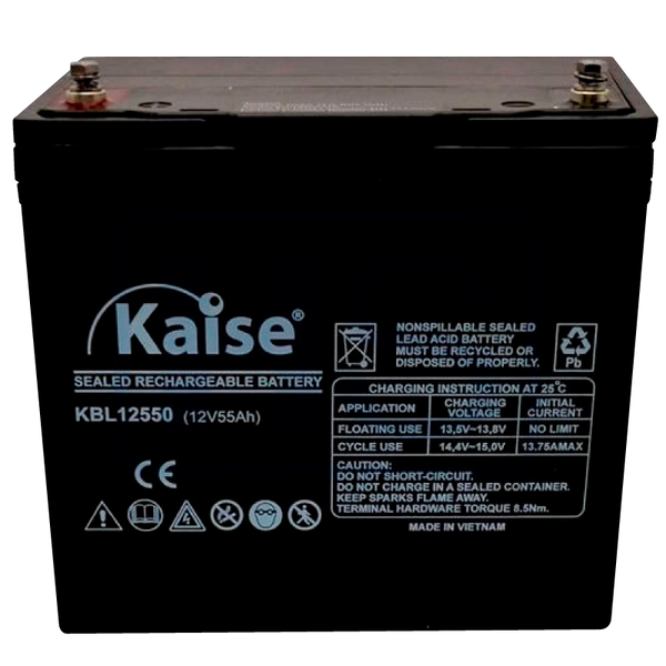 KAISE™ KBL12550 12VDC 55Ah Battery [B134K55]