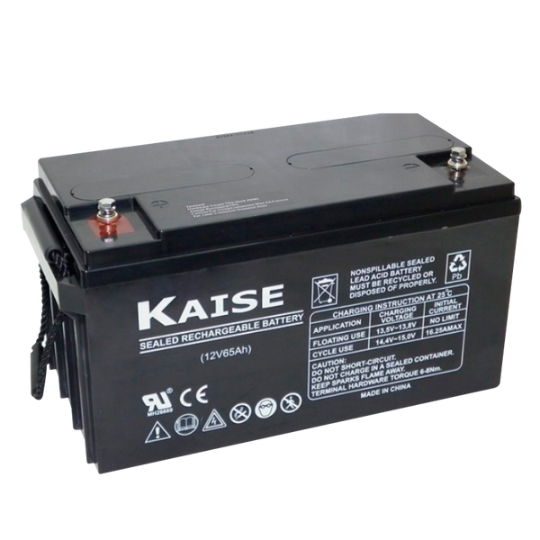 KAISE™ KBL12650 12VDC 65Ah Battery [ B135K65]
