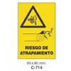 Adhesive Safety Signboard for Office and Danger Instructions [C-714]