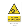Adhesive Safety Signboard for Work and Danger Instructions [C-753]