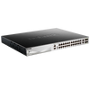 D-Link® Gigabit Ethernet 24-PoE+ Ports (+2 TP, +4 SFP+ 10G) Stackable Switch - Layer 3 (370W) [DGS-3130-30PS/SI]