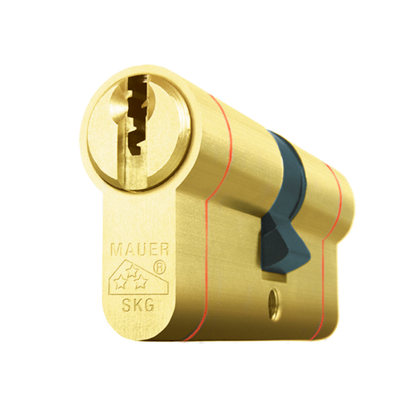 MAUER® Elite™ Double Cylinder (31/31mm) Brass Red Line® [E3131LRL]