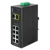 PLANET™  8-Ports (+2 SFP) Industrial Manageable Gigabit Switch - L2 with L3 Static Routing [IGS-10020MT]