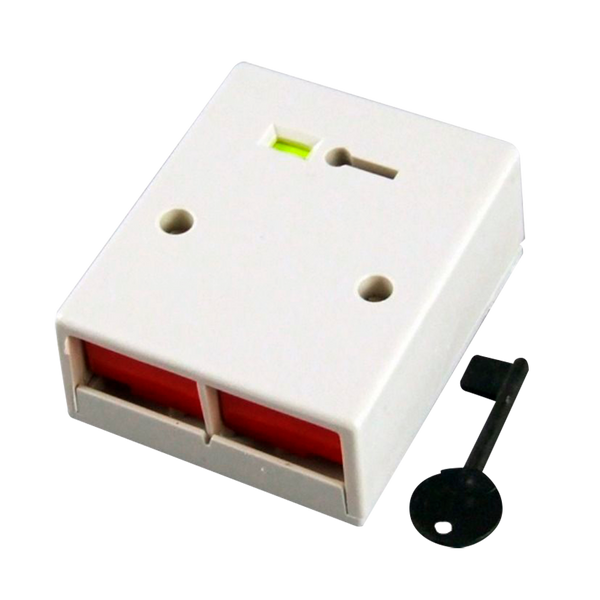CQR™ Bouble Panic Button with Key [PADP/WH/G1]