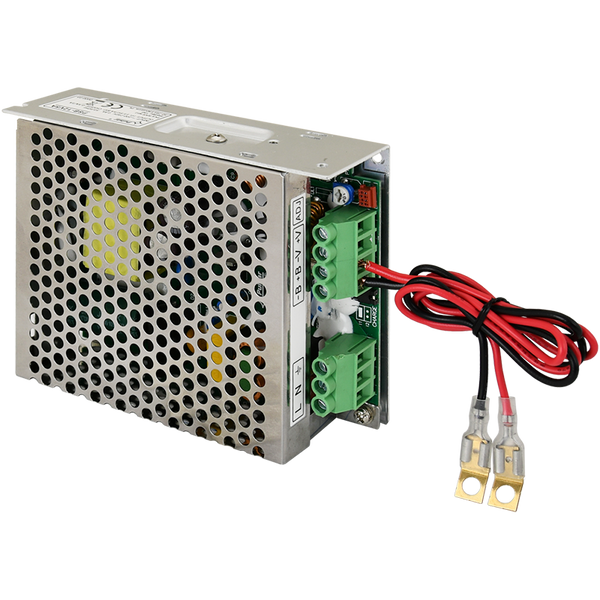 13.8VDC / 5Amp Grid Box Backed PULSAR® Power Supply with Hardwired Connectors [PSB-12V5A]