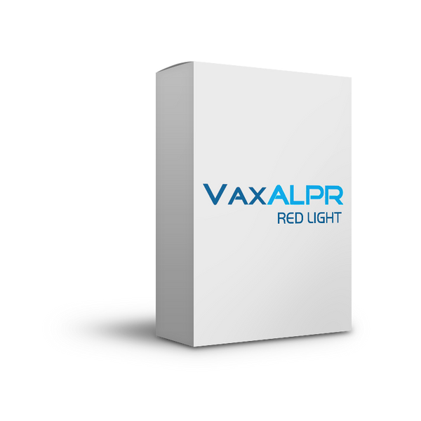 VAXTOR® VaxALPR™ RedLight™ License [VALPR-RL]