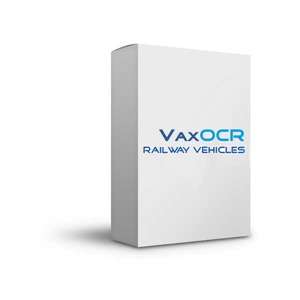 VAXTOR® VaxOCR™ Railway UIC License [VAX-UIC-RW]