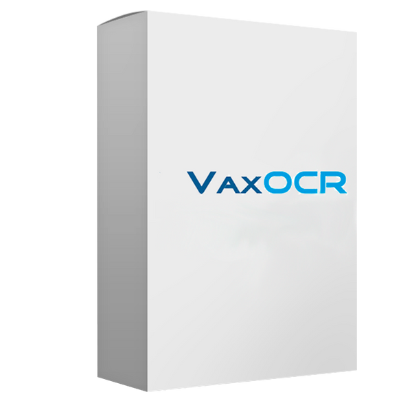 VAXTOR® VaxOCR™ USDOT License [VAX-USDOT]