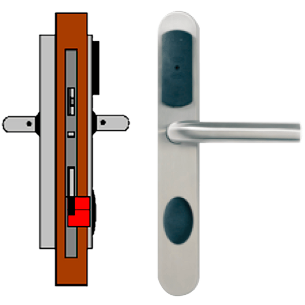 Standalone TESA® SMARTair™ Escutcheon L2O without Privacy (IP55) [SNAC1pXL2Oxx8mI]