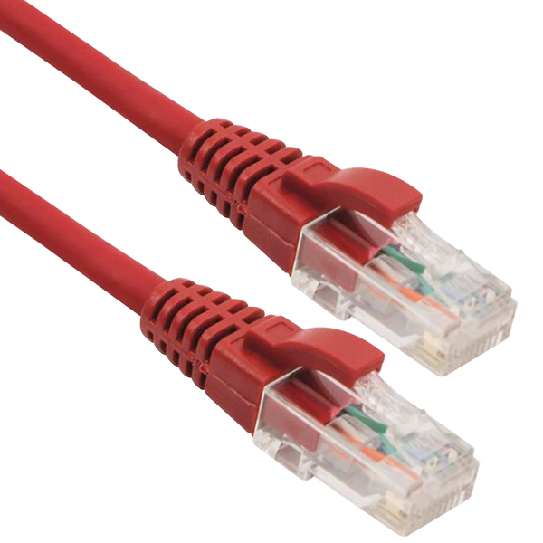 EXCEL® Category 6 Patch Lead U/UTP Unshielded LS0H Blade Booted 2m - Red [100-316]