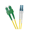 OS2 FO Patch Lead SC/APC-LC/UPC 09/125 Duplex LS0H Yellow 3 M [201-043]