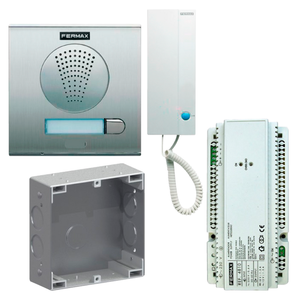 FERMAX® CITY™ LOFT™ DUOX™ 1/L Kit (CITY™ Entry Panel and LOFT™ Telephone) [4920]