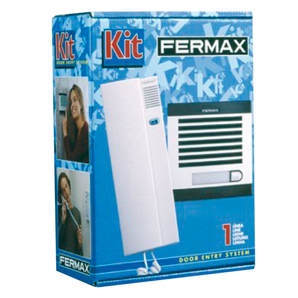 Kit FERMAX® CITYMAX™ 2/L AG 230V TEL. BL (CITYMAX™ Entry Panel and LOFT™ Phones) [6202]