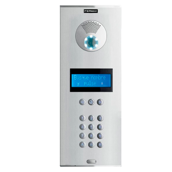 FERMAX® CITY™ VDS™ Digital Color Entry Panel (Video) - Keypad and LCD Display [7299]