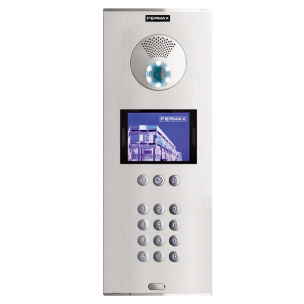 FERMAX® CITY™ DUOX™ Digial Extra Color Entry Panel (Video) - Keypad Panel + LCD Display [7387]