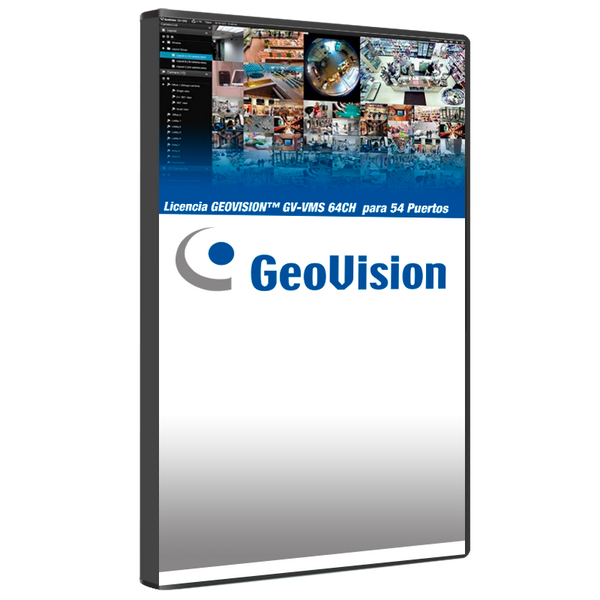 GEOVISION™ GV-VMS 64-Channel License with 54 Third-Party Channels [55-VMSP064-0054]