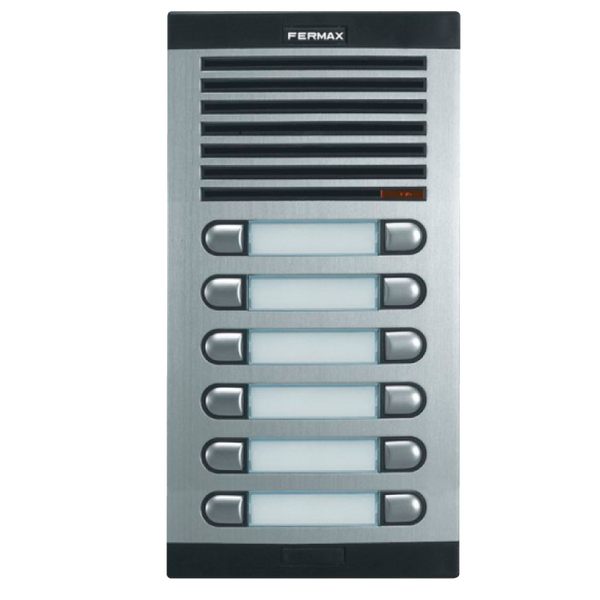 FERMAX® CITY™ Classic 5 AP 206 (4+N) Audio Entry Panel - 12 Push Buttons [8621]