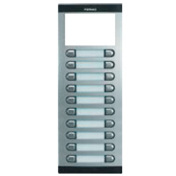 FERMAX® CITY™ Classic 7 VP 210 Hollow Entry Panel with Keypad (4+N) - 20 Pushbuttons [8721]