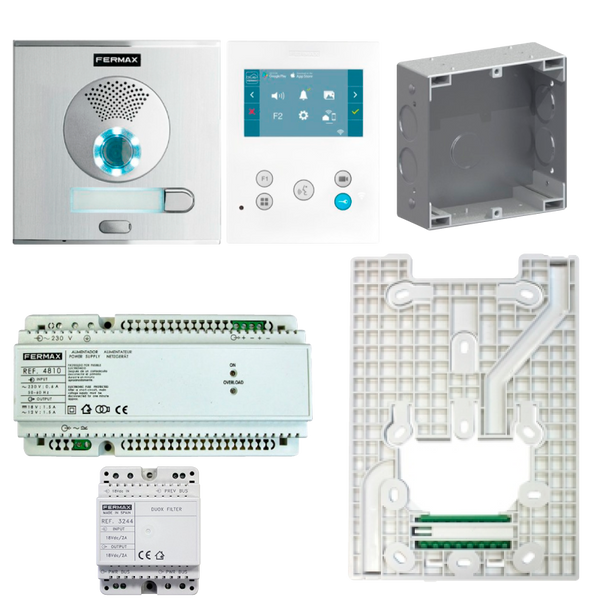 FERMAX® VEO-XS™ WIFI DUOX™ Color 1/L Kit (CITY™ Entry Panel and VEO-XS™ WIFI Monitor) [9451]