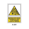 Warning & Danger Signboard Type 3 (Plastic Sheet - Class B) [A-281-B]