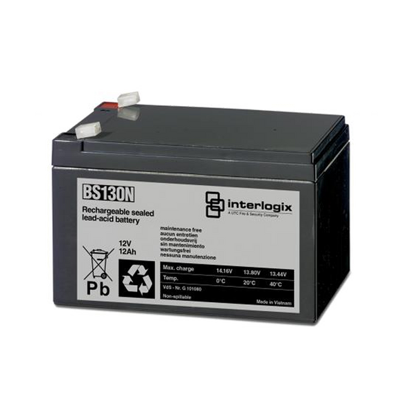 UTC™ Interlogix® Lead Battery 12VDC 12Ah [BS130N]