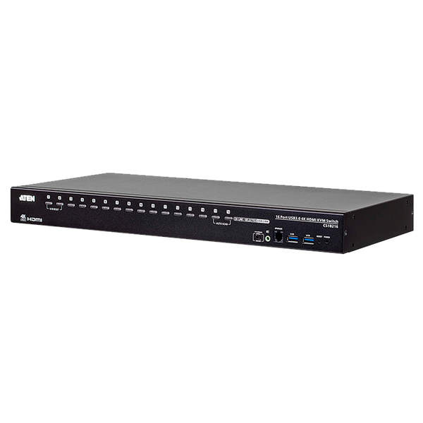 ATEN™ 16-Port USB 3.0 4K HDMI KVM Switch [CS18216-AT-G]