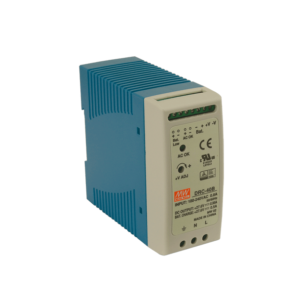 MEANWELL® DRC-40 DIN Rail Power Supply Unit [DRC-40B]