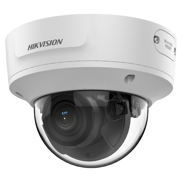 HIKVISION™ 5MPx 2.8-12mm Motorized IP Mini Dome with IR 40m (+Audio & Alarm) [DS-2CD2763G2-IZS]