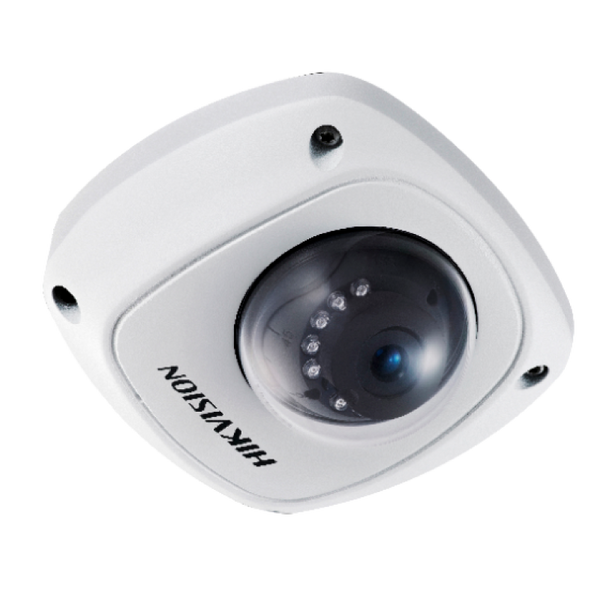 HIKVISION™ HD-TVI 2MPx 2.8mm Mini-Dome with IR 20m (+Audio) [DS-2CE56D8T-IRS]