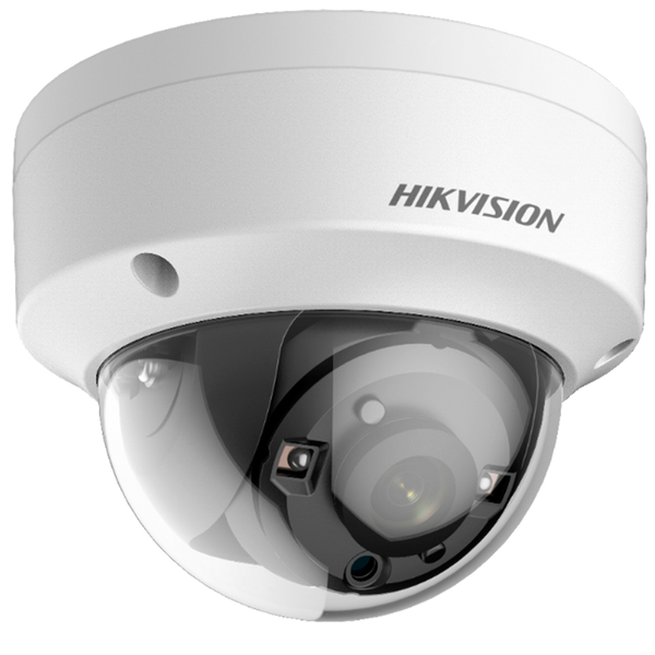 HIKVISION™ HD-TVI de 5MPx 2.8mm Mini-Dome with IR EXIR 30m [DS-2CE57H8T-VPITF]