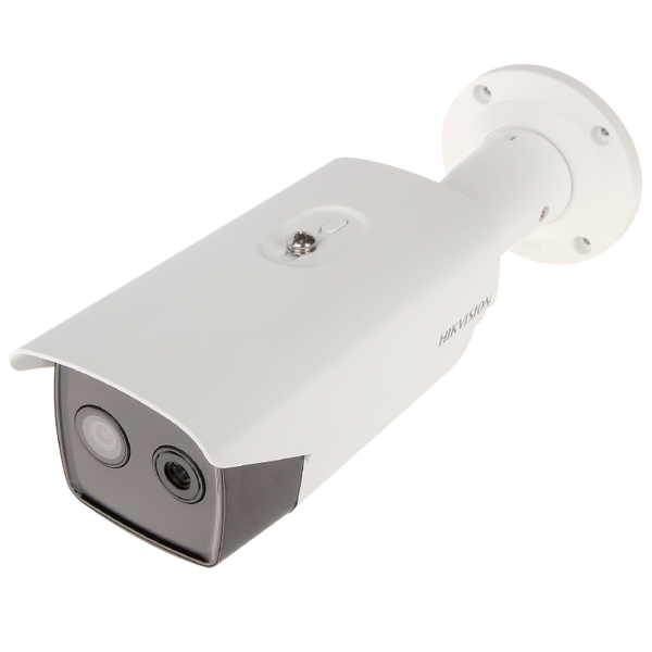 HIKVISION™ Bi-Spectral IP Camera with  Thermal 320x240 + Optic 2MPx (+Audio & Alarm) and IR 40m [DS-2TD2617-6/V1]