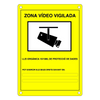 Outdoor CCTV Plate (Catalan) [EM-281C]