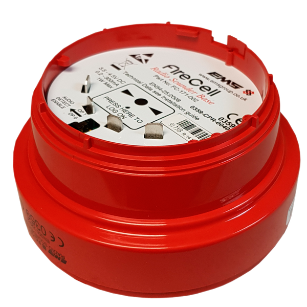 UTC™ Aritech™ Fusion™ Wireless Base for Analogical Sounder - Red [FC-171-002]