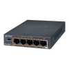 PLANET™ 4-Port 10/100Mbps 802.3at/af PoE + 1-Port 10/100Mbps Desktop Switch - 60W [FSD-504HP]