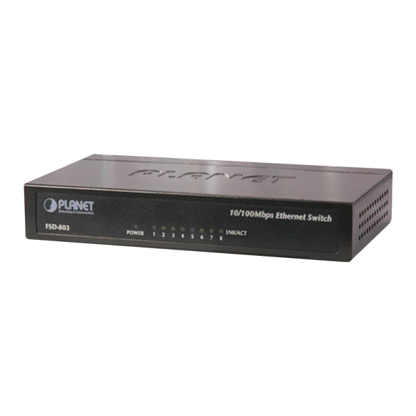 PLANET™ 10/100Mbps Switch (8 Ports) [FSD-803]