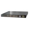 PLANET™ 24-Ports (+4 TP/SFP) PoE+ Gigabit Manageable L2 Switch - 220W [GS-4210-24P4C]