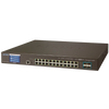 PLANET™ 24-Port + 4-Port 10G SFP+ Managed Switch with LCD Touch Screen - L2+ (L3 Static Routing) [GS-5220-24T4XVR]