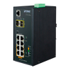 PLANET™ 4+4-Ports (+2 SFP) PoE+ Industrial Manageable Gigabit Switch - L2+ - DIN Rail (144W) [IGS-4215-4P4T2S]