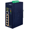 PLANET™ Industrial 4-Port PoE+ & + 1-Port + 1-Port SFP Gigabit Ethernet Switch [IGS-614HPT]