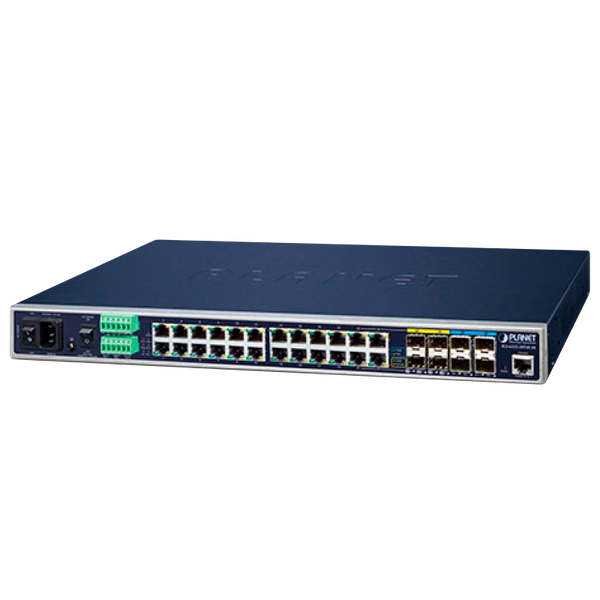 PLANET™ Industrial 20-Port + 4-Port Gigabit TP/SFP + 4-Port 10G SFP+ Managed Ethernet Switch - L3 [IGS-6325-20T4C4X]