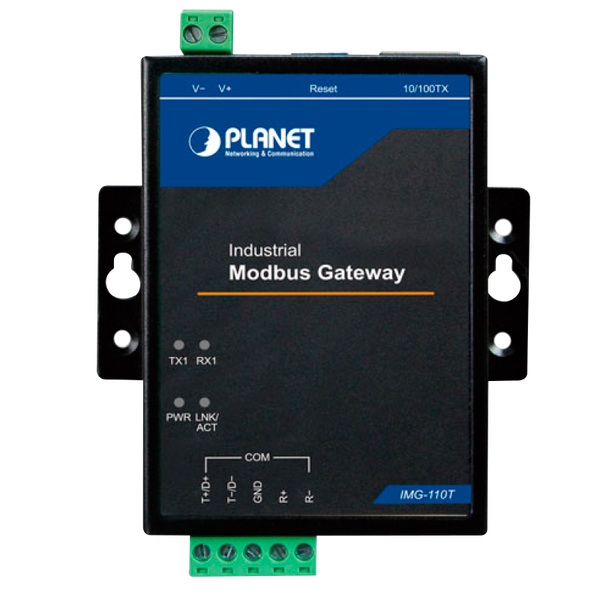 PLANET™ Industrial 1-port RS422/485 Serial to Ethernet Modbus Gateway [IMG-110T]