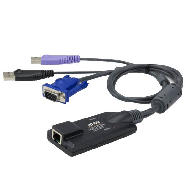 ATEN™ KA7177 USB VGA Virtual Media KVM Adapter with Smart Card Support [KA7177-AX]