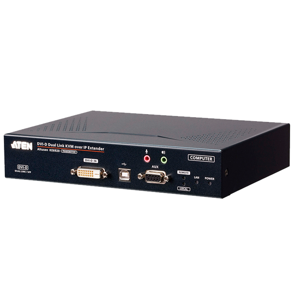 ATEN™ 2K DVI-D Dual-Link KVM over IP Transmitter with Dual SFP [KE6920T]